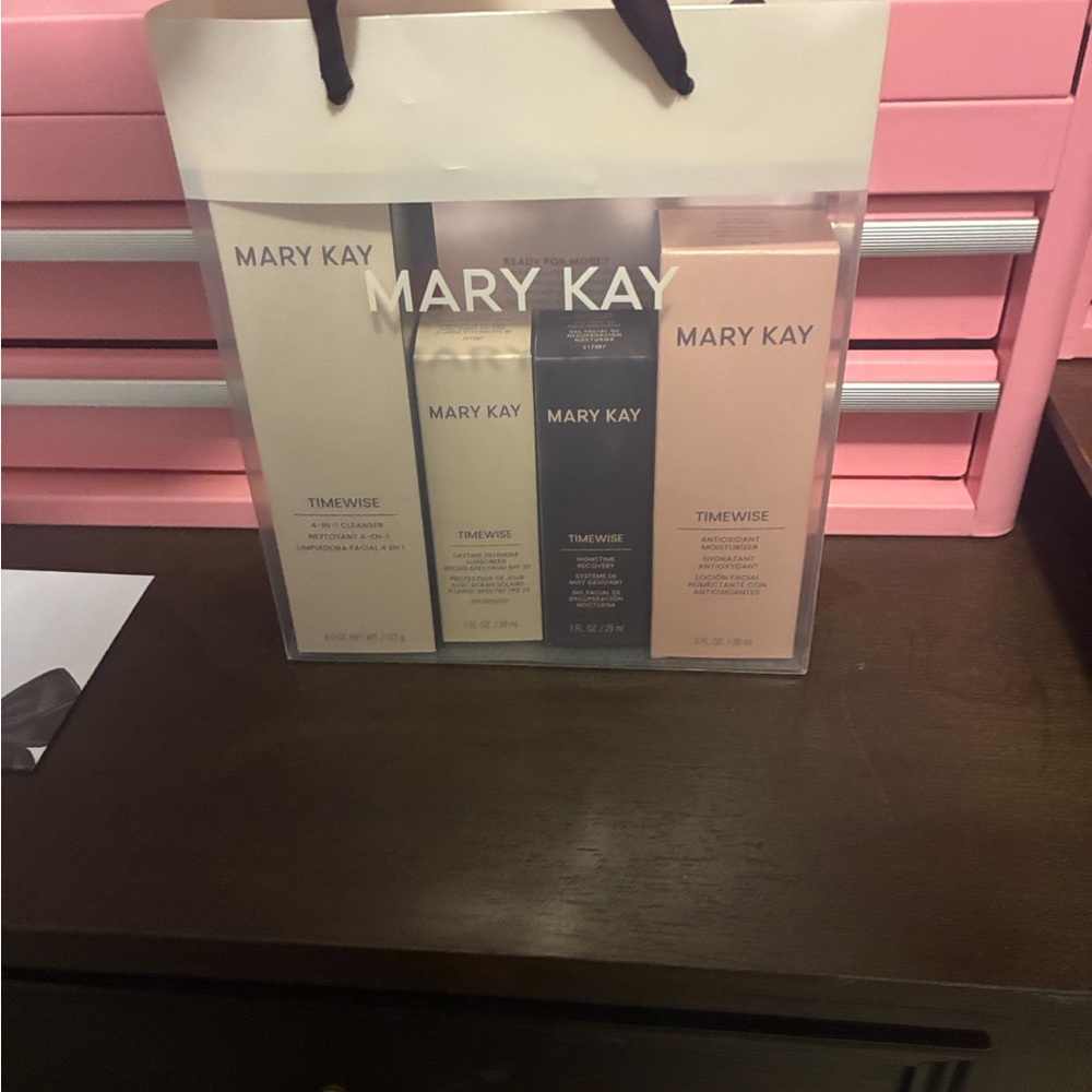 Mary Kay Timewise Skincare Set - Pink and Black Packaging